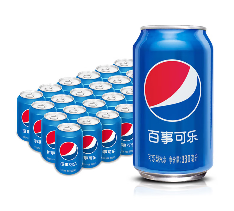 百事可乐330ml*24罐听装